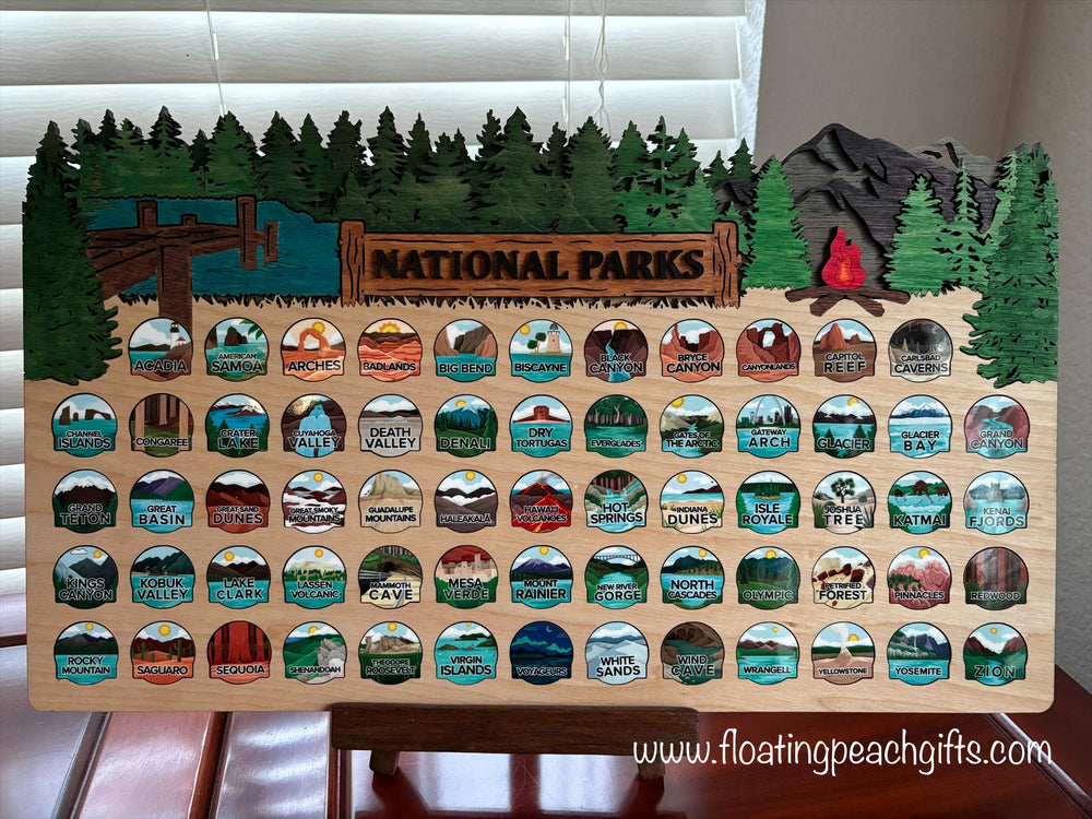 National Park Tracker Board