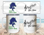South County Band - 13 oz Coffee Tumbler Personalized