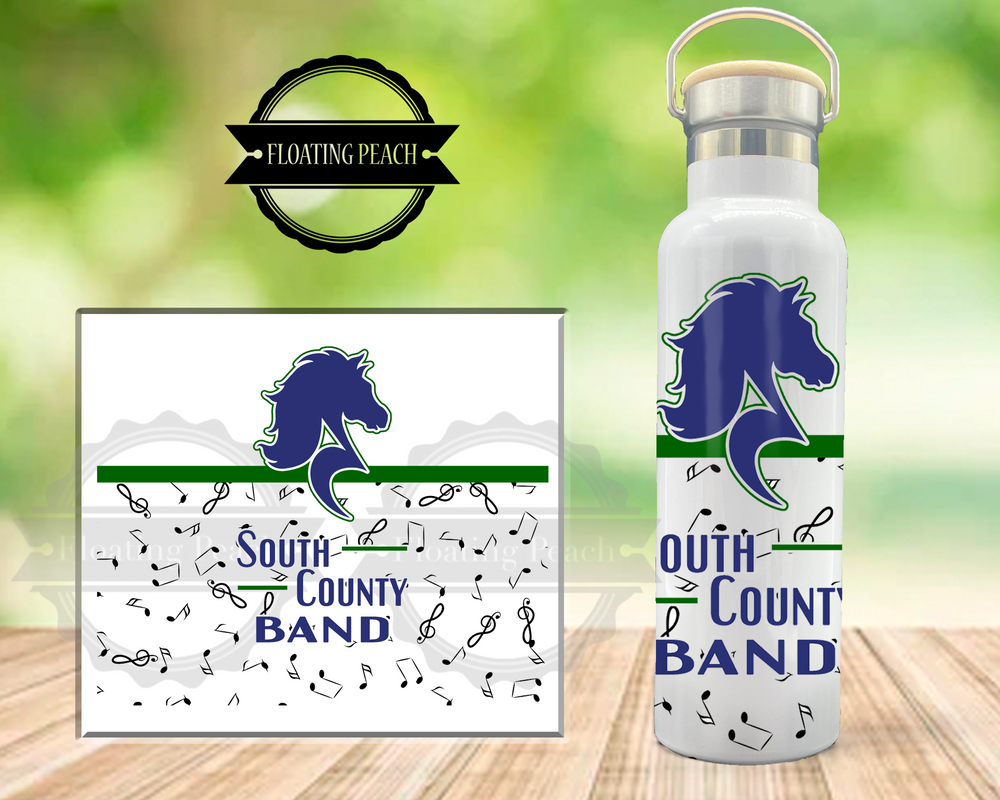 South County Band - 20oz Skinny Tumbler with Bamboo Lid