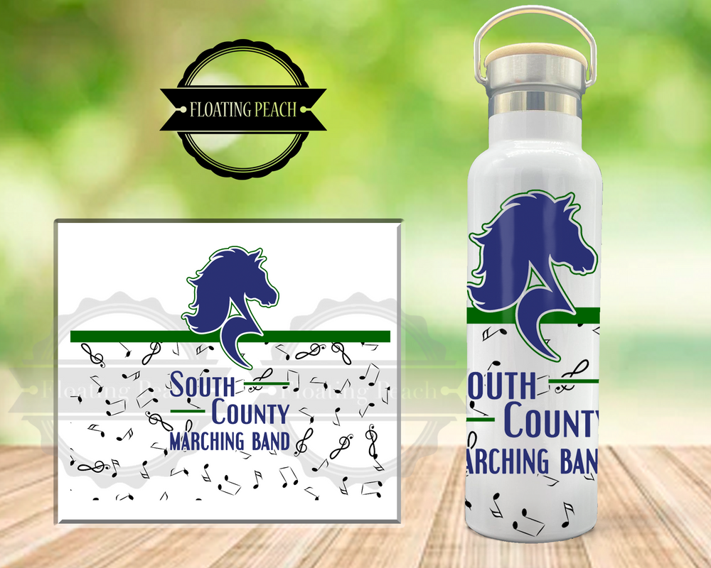 South County Band - 20oz Skinny Tumbler with Bamboo Lid