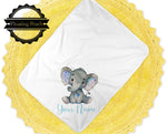 Baby Blanket Elephant | Floating Peach Gifts