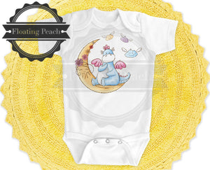 
            
                Load image into Gallery viewer, Baby One Piece Hippo | Floating Peach Gifts
            
        