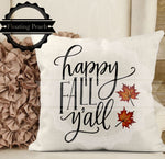 Happy Fall Y'all Pillow Sham