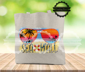 
            
                Load image into Gallery viewer, Tote Sea Yall | Floating Peach Gifts
            
        