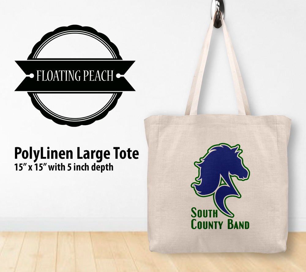 
            
                Load image into Gallery viewer, South County Band - Large Shopping Tote
            
        