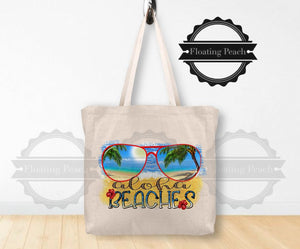 
            
                Load image into Gallery viewer, Shopping Bag Aloha Beaches | Floating Peach Gifts
            
        