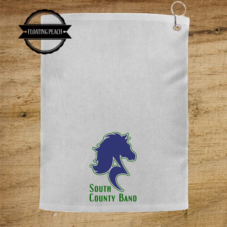 
            
                Load image into Gallery viewer, South County Band - Towel with grommet
            
        