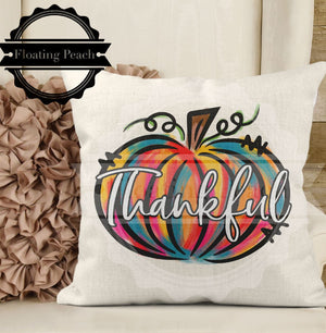 
            
                Load image into Gallery viewer, Colorful Thankful Pillow Sham
            
        
