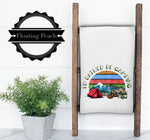 Towel - I'd Rather Be Camping | Floating Peach Gifts